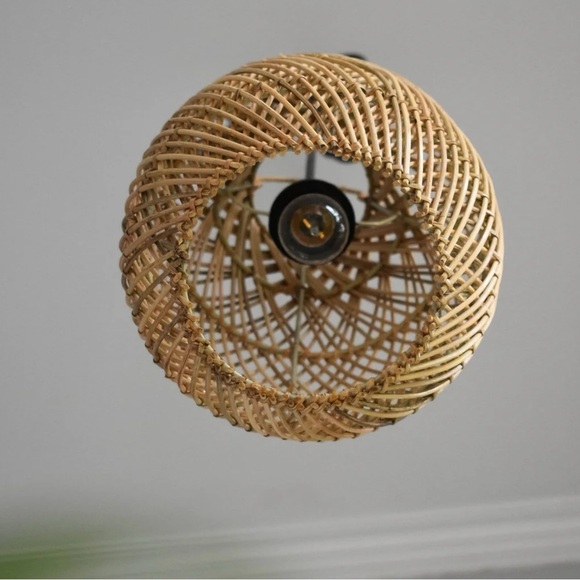 NWT Joglo Living Maluku Rattan Pendant Light Shade - Picture 5 of 9